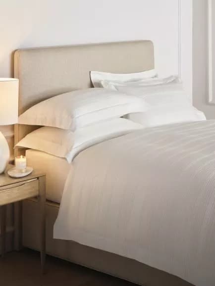 White duvet cover