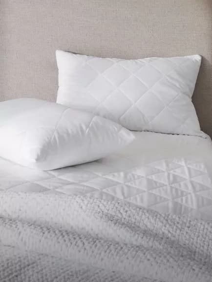 White pillows